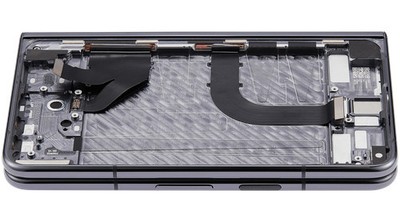 Orig. OLED Display Google Pixel Fold mit Rahmen Obsidian Black aufgearbeitet