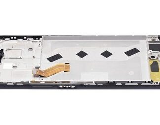 Original LCD Display für Honor X9 mit Rahmen Schwarz - aufgearbeitet