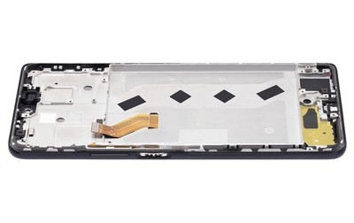 Original LCD Display für Honor X9 mit Rahmen Schwarz - aufgearbeitet