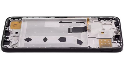 Original LCD Display für Honor X40i mit Rahmen Schwarz - aufgearbeitet