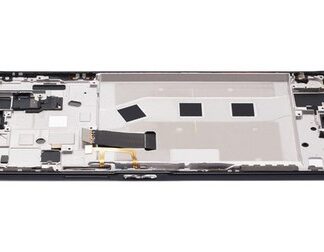 Original LCD Display für Honor X10 5G mit Rahmen Schwarz - aufgearbeitet
