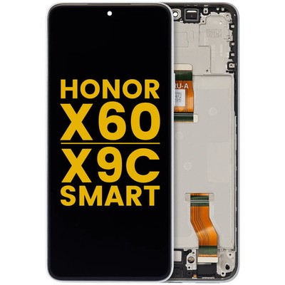 Original LCD Display für Honor X60 mit Rahmen Grün - aufgearbeitet