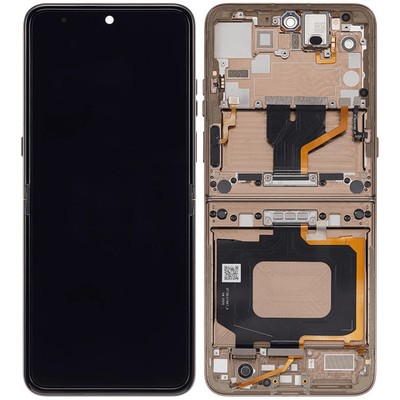 Orig. OLED Display Motorola Moto Razr Ultra 2026 mit Rahmen Cocoa aufgearbeitet