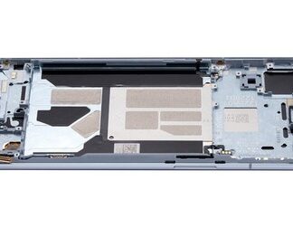 Original OLED Display für OnePlus 9RT 5G mit Rahmen Blau - aufgearbeitet