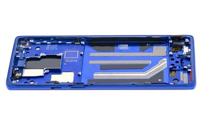Orig. OLED Display für OnePlus 8 Pro mit Rahmen Ultramarine Blue - aufgearbeitet