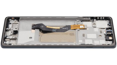 Orig. Display Motorola Moto Edgeï¼XT2519 mit Rahmen Deep Forest aufgearbeitet