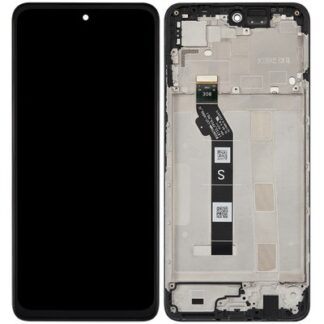 Original LCD Display für Motorola Moto G47 mit Rahmen - aufgearbeitet