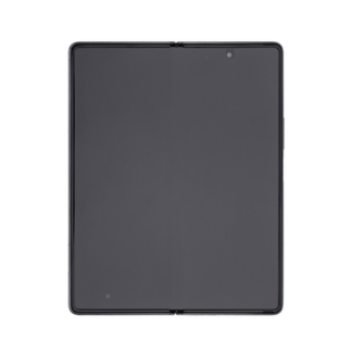 Samsung Z Fold2 5G Main F916B Original Display Rahmen Mystic Black Rot-Scharnier