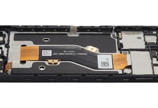 Original LCD Display für ZTE Blade A75 4G mit Rahmen - aufgearbeitet