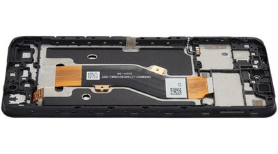 Original LCD Display für ZTE Blade A75 4G mit Rahmen - aufgearbeitet