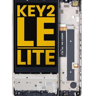 Original LCD Display BlackBerry KEY2 LE BBE100 Rahmen Champagne aufgearbeitet
