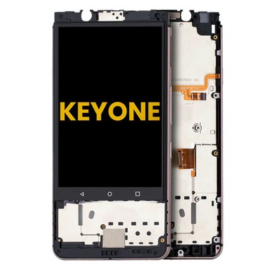 Original LCD Display BlackBerry KEYone mit Rahmen Bronze aufgearbeitet