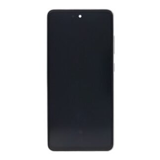 Samsung Original Service Pack Display Galaxy A52s A528B mit Rahmen Awesome White