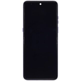 Original Service OLED Motorola Razr 70 Ultra XT2655-1 Hauptdisplay Rahmen Blau