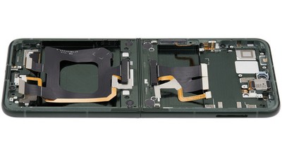Original Service OLED Motorola Razr 70+ XT2659-3 Hauptdisplay Rahmen Grün