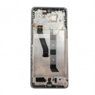 Original Service Pack OLED Xiaomi Poco M8 5G Display mit Rahmen Silber