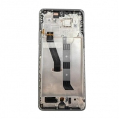 Original Service Pack OLED Xiaomi Poco M8 5G Display mit Rahmen Silber