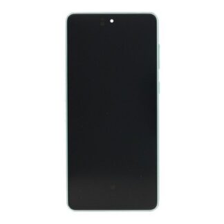 Samsung Original Service Pack Display Galaxy A73 5G A736 mit Rahmen Mint