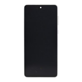 Samsung Original Service Pack Display Galaxy A73 5G A736 mit Rahmen White