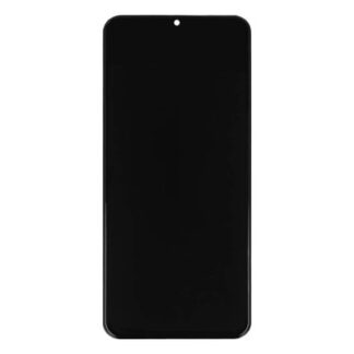 Samsung Original Service Pack Display Galaxy M13 M135F mit Rahmen Black