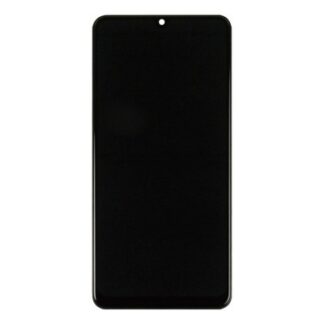 Samsung Galaxy M32 M325F Display und Touchscreen-Digitizer mit Rahmen Black Service Pack