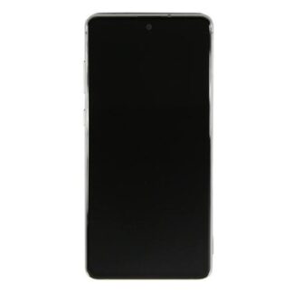 Samsung Original Display Galaxy Note 10 Lite N770F mit Rahmen Aura Glow Silver