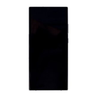 Samsung Galaxy Note 20 Ultra N985F, Ultra 5G N986B Display und Touchscreen-Digitizer mit Rahmen Mystic White Service Pack