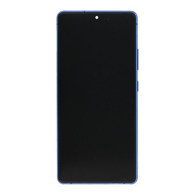 Samsung Galaxy S10 Lite G770F Original Service Pack Display Rahmen Prism Blue