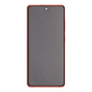 Samsung S20 FE/5G G780F/G781B Original Service Pack Display Rahmen Cloud Red