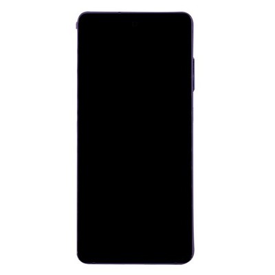 Samsung Original Display Galaxy S20 FE, 5G G780F/G781B mit Rahmen Cloud Lavender
