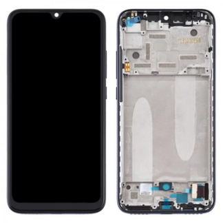 Original OLED Display Xiaomi Mi A3 mit Rahmen Schwarz - aufgearbeitet