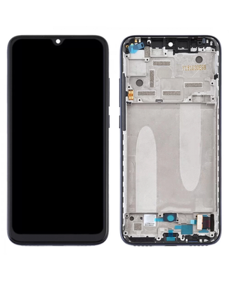 Original OLED Display Xiaomi Mi A3 mit Rahmen Schwarz - aufgearbeitet