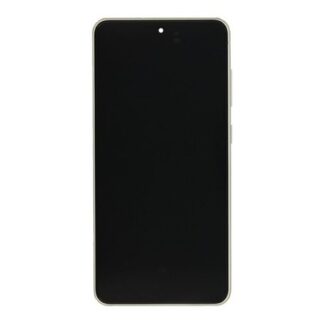 Samsung Original Service Pack Display Galaxy S21 FE G990B mit Rahmen Olive