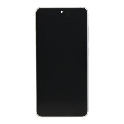 Samsung Original Service Pack Display Galaxy S21 FE G990B mit Rahmen White