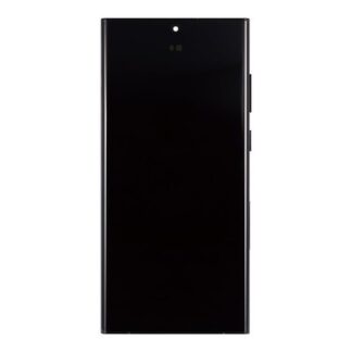Samsung S22 Ultra S908B Original Display Rahmen Graphite/Rot/Sky Blue