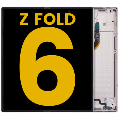 Orig. OLED Display Samsung Galaxy Z Fold 6 5G mit Rahmen Rosa aufgearbeitet