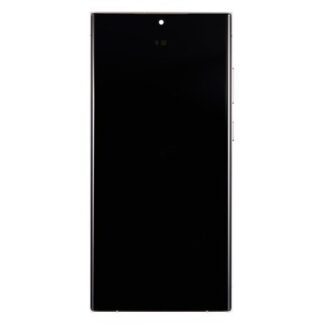 Samsung Original Service Pack Display Galaxy S23 Ultra S918B mit Rahmen Cream