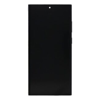 Samsung Galaxy S23 Ultra S918B Original Servicepack Display Rahmen Phantom Black