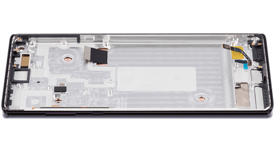 Orig. Display Motorola Moto Edge Plus mit Rahmen Smokey Sangria aufgearbeitet