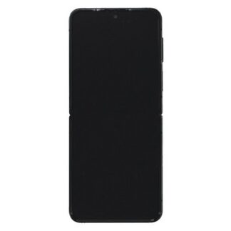 Samsung Galaxy Z Flip4 5G Main F721B Original Servicepack Display Rahmen Schwarz