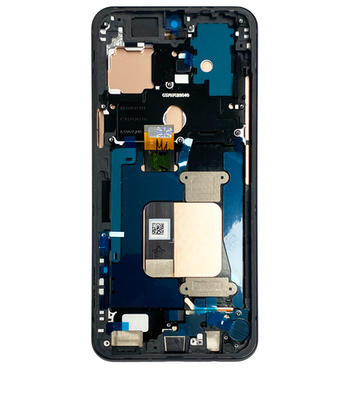 Original OLED Display für LG V60 ThinQ 5G mit Rahmen Schwarz - aufgearbeitet