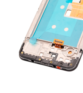Original LCD Display für LG K20 mit Rahmen Schwarz - aufgearbeitet