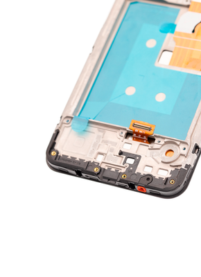 Original LCD Display für LG K20 mit Rahmen Schwarz - aufgearbeitet