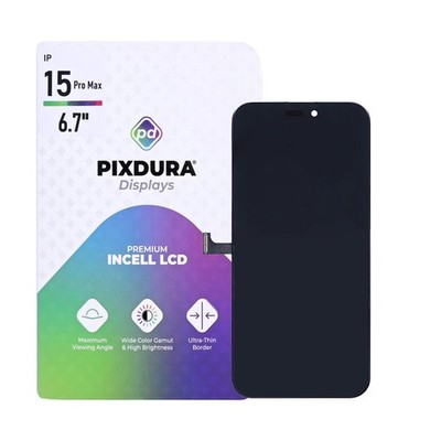 PIXDURA Display für iPhone 15 Pro Max InCell Premium 120Hz Touchscreen