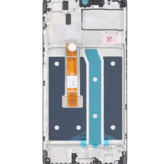 Original LCD Display für LG K52/LG Q52/LG K62 mit Rahmen Schwarz - aufgearbeitet