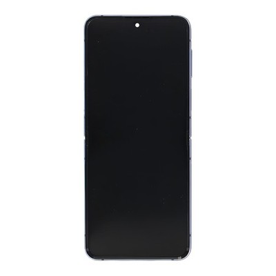 Samsung Original Service Pack Display Galaxy Z Flip4 Main F721B mit Rahmen Blue