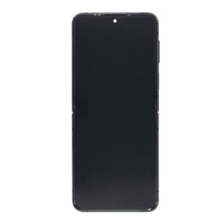 Samsung Galaxy Z Flip4 Main F721B Original Service Pack Display Rahmen Graphite