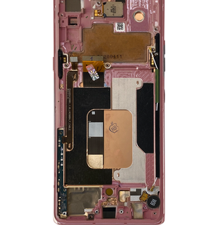 Original OLED Display für LG Velvet 5G mit Rahmen Rot - aufgearbeitet
