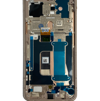 Orig. Display LG V60 ThinQ 5G mit Rahmen Classy Blue / Gold Rahmen aufgearbeitet