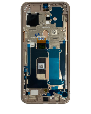 Orig. Display LG V60 ThinQ 5G mit Rahmen Classy Blue / Gold Rahmen aufgearbeitet